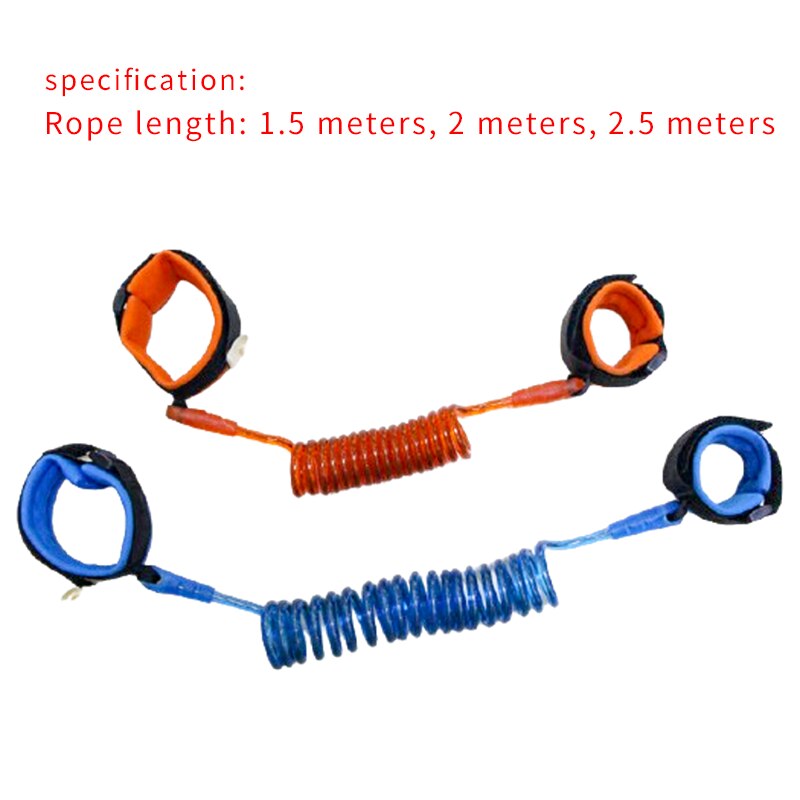 1pc småbarn baby barn säkerhetssele barn koppel anti tappat handledsbälte länk draglinor elastiskt handtag anti tappat bälte