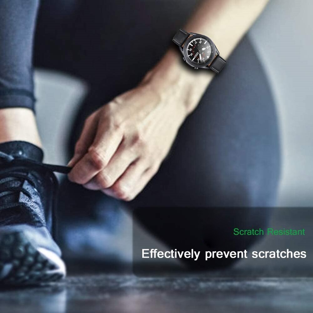 För samsung galaxy watch 3 41mm 45mm skärmskydd i härdat glas anti-scratch hd clear anti-bubble för galaxy 3 titta film