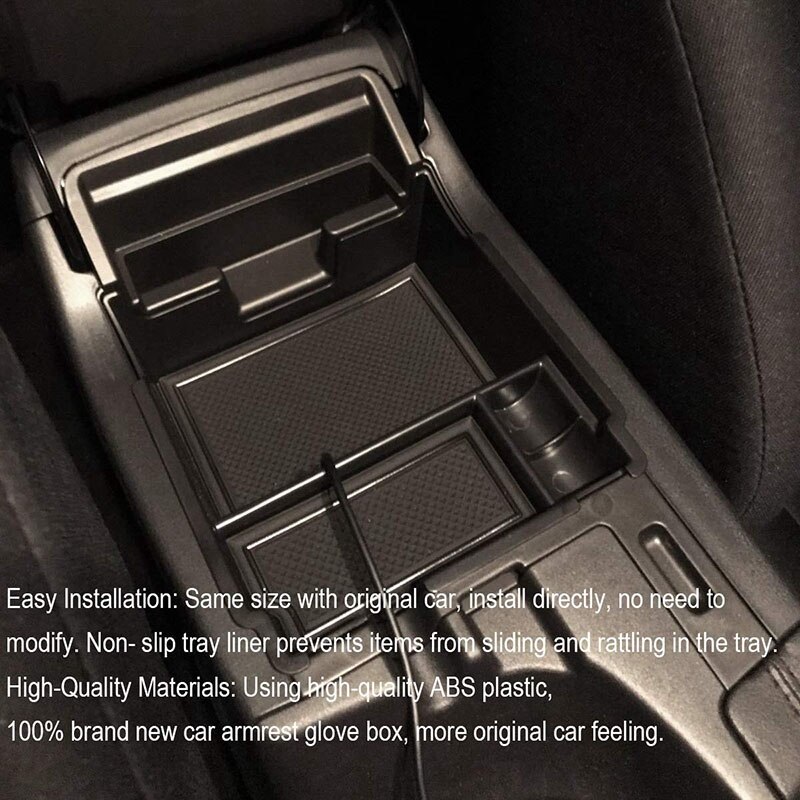 Organizzatore per Subaru Crosstrek Subaru Impreza 2018 2019 Center consolle Bracciolo Organizer Accessori Vassoio, scatola Bracciolo Secondario