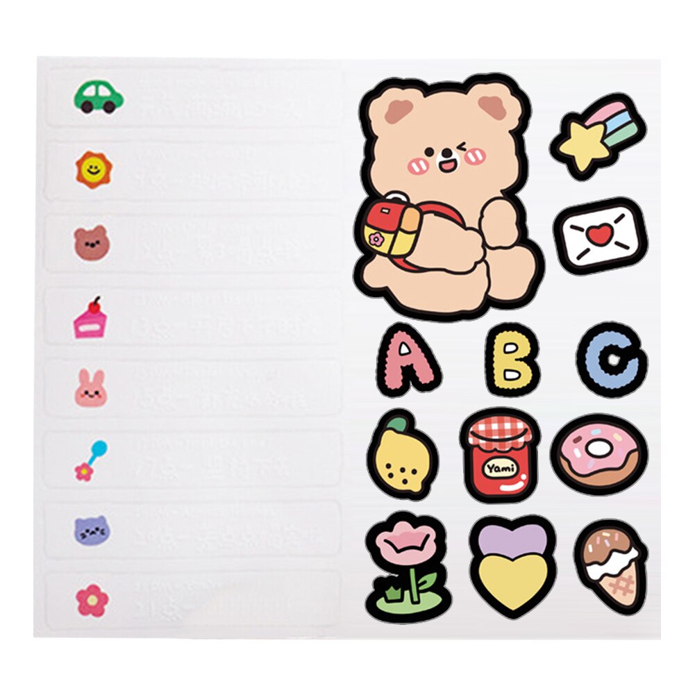 750ml Plastic Straw Water Bottle Cup Sports Travel Portable Leak-proof Water Bottle Kettle with Handle Gym Large Capacity Water: Small  bear