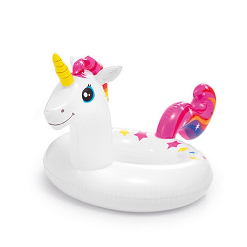 Anello da nuoto galleggiante a forma di animale per bambini sedile estivo galleggiante gonfiabile per bambini anello da piscina Beach Party Pool giocattoli accessori: unicorn