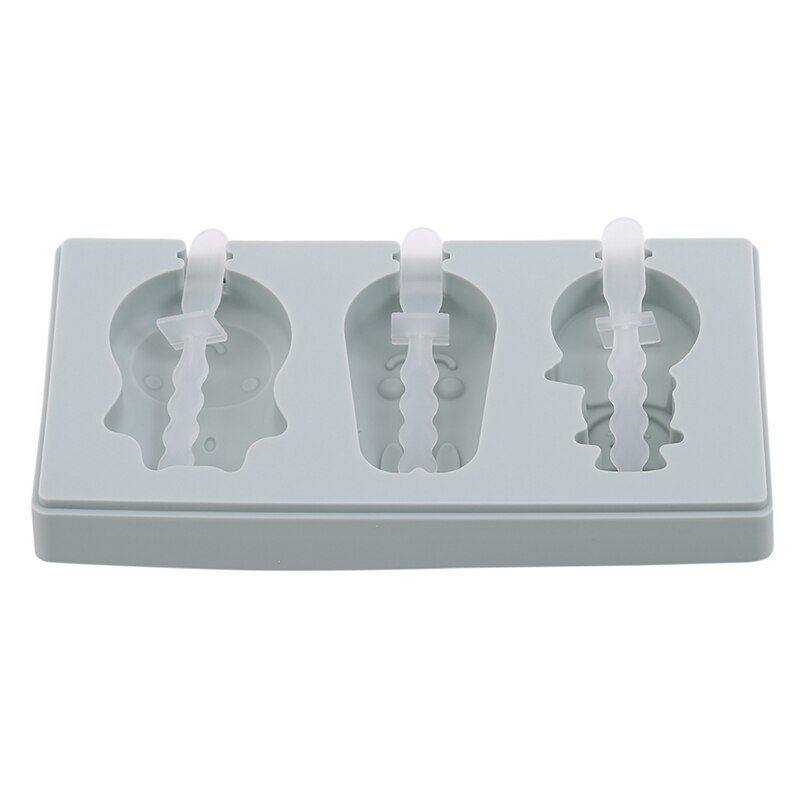 Söt glassform med lock silikon hemmagjord isglassform handgjord självgjord is-sugform