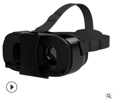 VR lunettes Mobile 3D cinéma réalité virtuelle casque bleu lentille anti-dérapant objet réglage de la distance: T2S