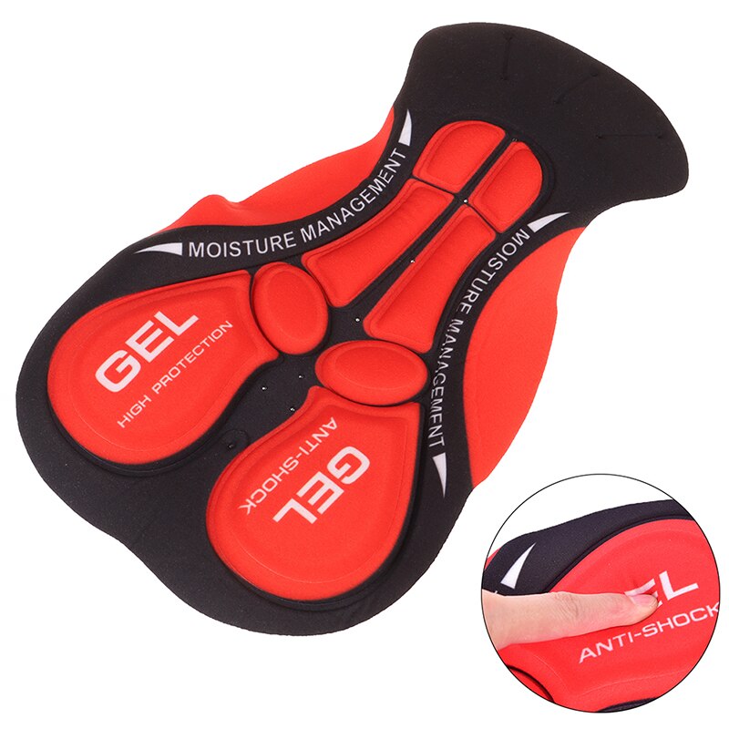 1 X Mannen Vrouwen Fietsbroek Kussen 3D Gel Pad Ademende Road Mtb Bike Fiets Riding Kussen Diy Fietsen Ondergoed gewatteerde