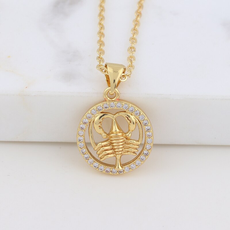 Collier Constellation scorpion lion capricorne verseau, collier zodiaque balance taureau vierge Gemini sagittaire poissons bélier Cancer: Cancer
