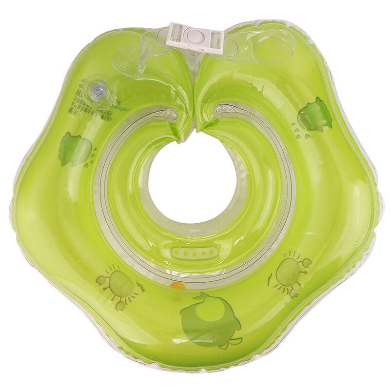 Zwemmen Baby Accessoires Hals Ring Buis Veiligheid Baby Float Cirkel Voor Baden Opblaasbare Boei Cirkel Voor Pasgeboren Baby Floaties: green