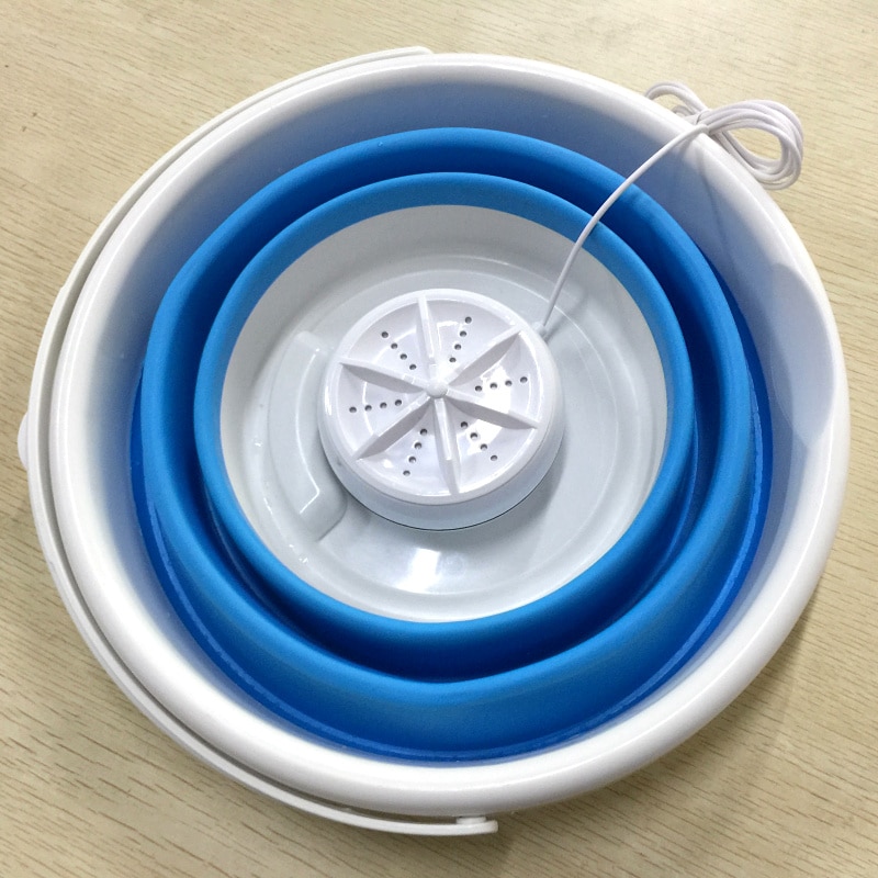 Originele Ultra Sonic Cleaner Sonic Mini Wasmachines Draagbare Opvouwbare Emmer Opvouwbare Wasserij Kleding Wasmachine Schoonmaken Best