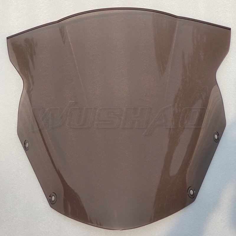 Pare-brise de moto en Iridium noir fumé pour Kawasaki Ninja R 650R ER6F EX650 C D, 650 ER-6F