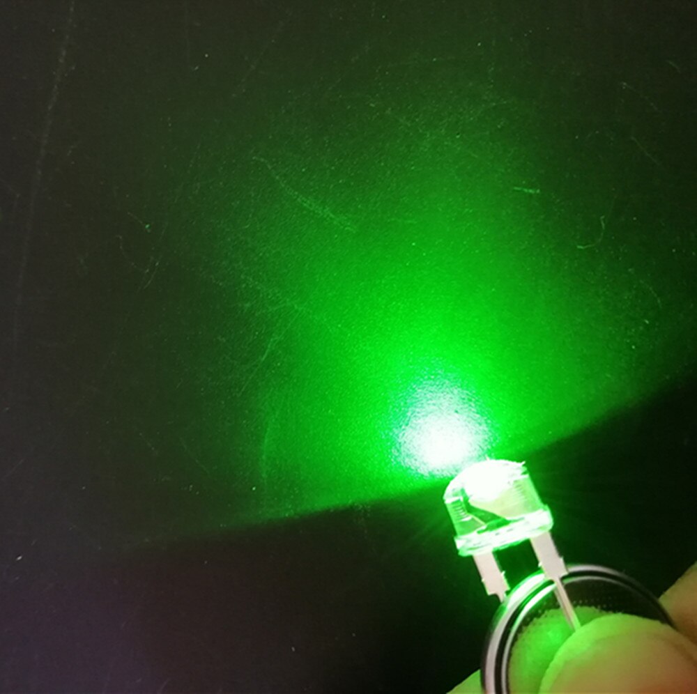 20pcs 8MM 0.5W straw hat LED light emitting diode bright F8 DIP Lamp beads white/warm white/red/green/blue/yellow