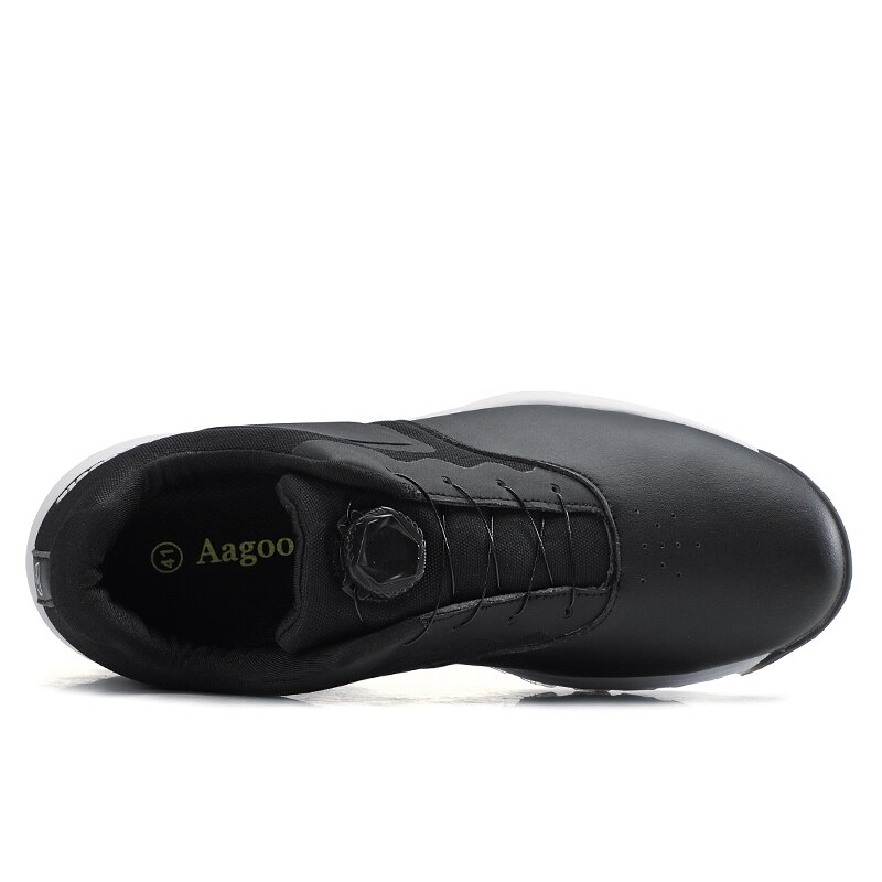 Mannen Professionele Golfschoenen Waterdichte Spikes Golf Sneakers Zwart Wit Mens Golf Trainers Big Size Golf Schoenen Voor Mannen 39-47