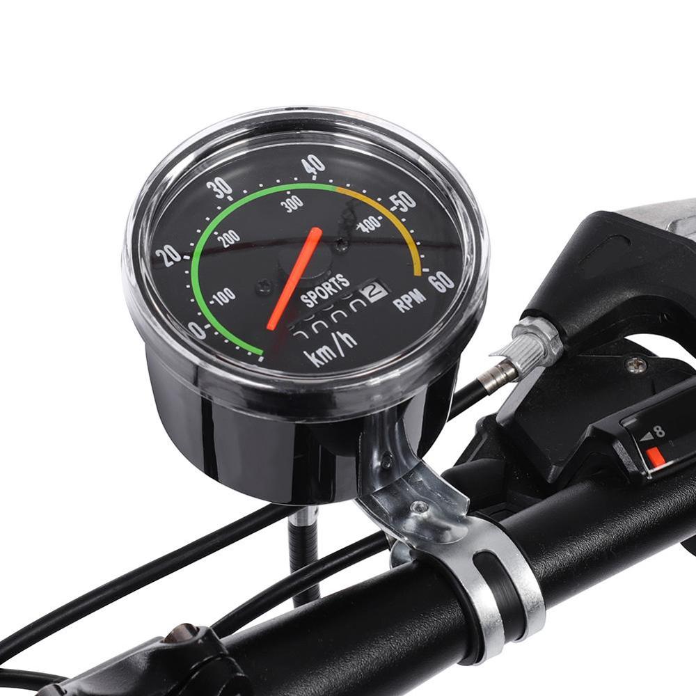 Bike Mechanical Retro Computer Classic Analog Resettable Bicycle Speedometer Odometer Speed Mileage Indicator Cycling Stopwatch