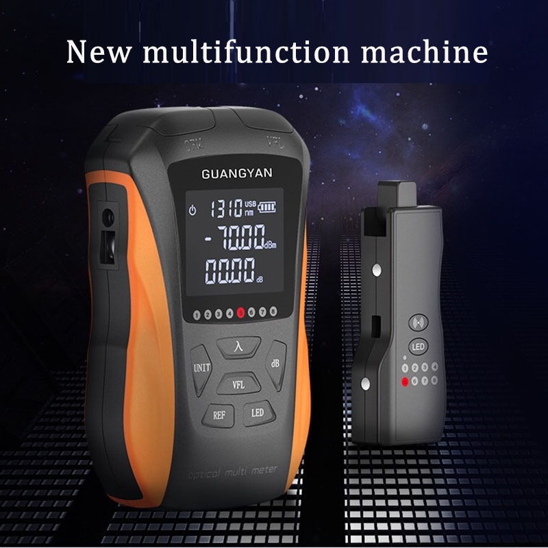 6 In 1 Multifunctionele Optische Power Meter Visual Fault Locator Netwerkkabel Test Glasvezel Tester 5Km 15Km Vfl