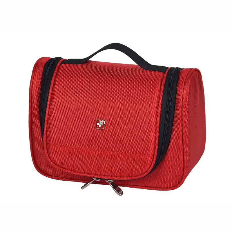 suspension männer und frauen kosmetik kosmetik tasche polyester wasserdicht make-up tasche reise agentur dusche lagerung tasche: S    red makeup Bag