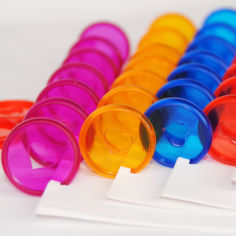 Anillas de plástico de 28mm para encuadernación de cuaderno, hebilla de encuadernación, anillos de setas, discos de encuadernación de anillas de hojas sueltas, suministros de oficina, 30 Uds.