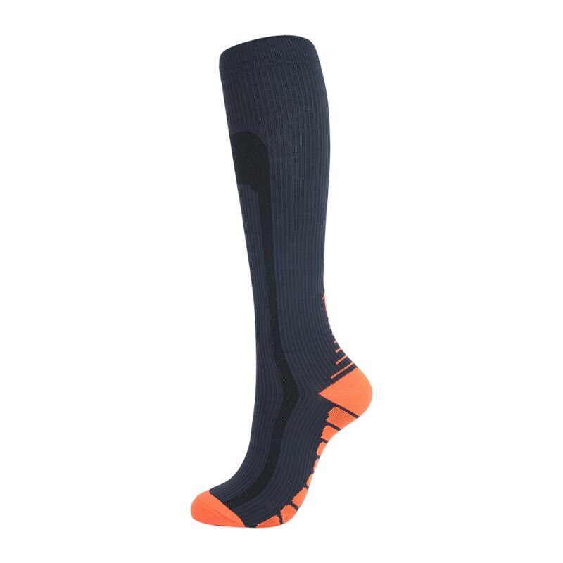 Men Women Running Socks Sports Compression Happy Tube Socks Support Nylon Unisex Outdoor Racing Pressure Stockings: 5 / L/XL