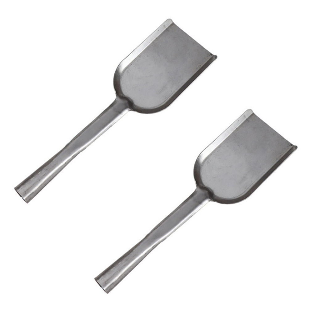2Pcs Praktische Kolen-As Schop Houtskool Schop Spatel Keuken Kolen-As Schoppen: Default Title