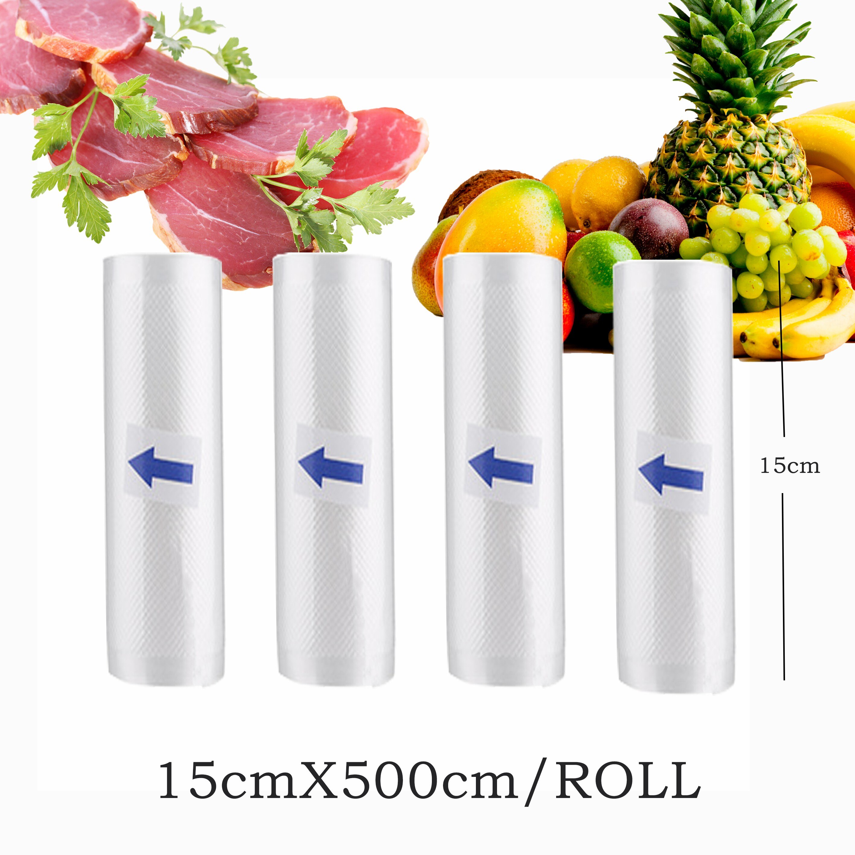 4 Rolls Vacuum Bag Packaging Food Vacuum Sealer Ba Vicedeal