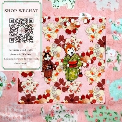 15*15Cm Nieuwjaar Feestelijke Rode Envelop Stof Purse Frame Katoen Canvas Hand Geverfd Stof Decoratieve Schilderkunst