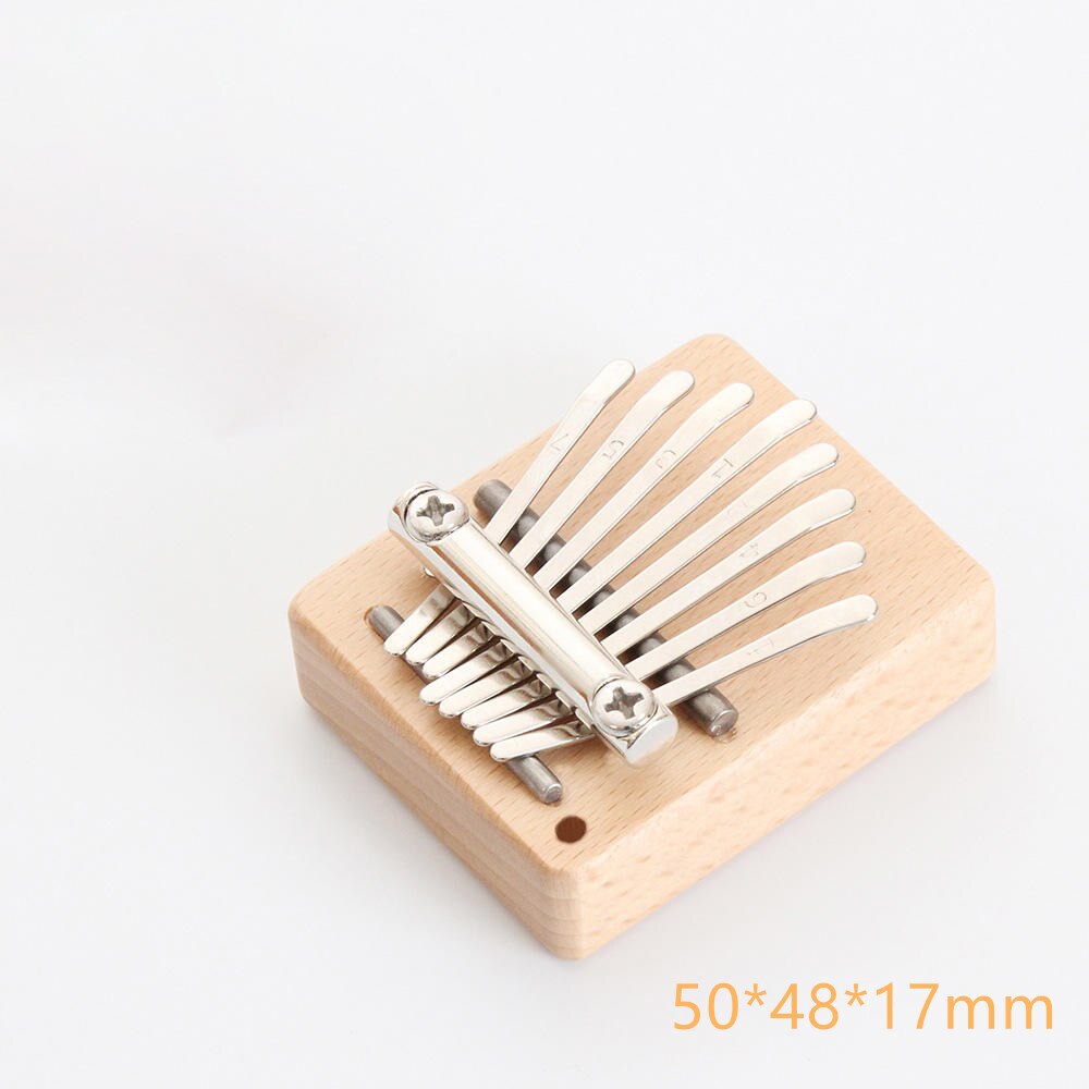 Mini Kalimba 8 Keys Thumb Piano Great Sound Finger Keyboard Musical Instrument For Kids Girlfriend Festive MultiStyles