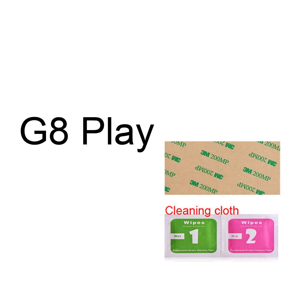 Per Moto G8 Gioco XT2015 del Pannello di Vetro Per Motorola Moto G7 Play/G7 Power XT1955 Vetro Anteriore (Senza touch Screen) esterno del Pannello Di Vetro: G8 Play