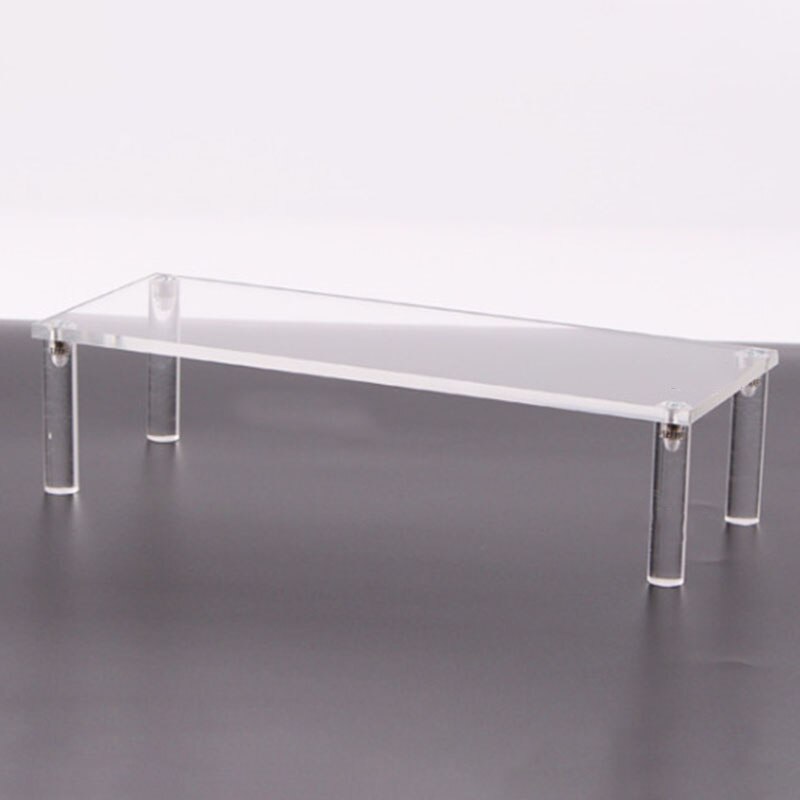 Decoration Display Stand Transparent Clear Single/Double Layer Detachable: Single Layer