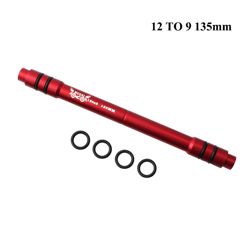 12mm to 9mm qr-adapteri mtb pyörän läpiakselinapa pikalukitus polkupyörän etupyörän napaadapteri: A2