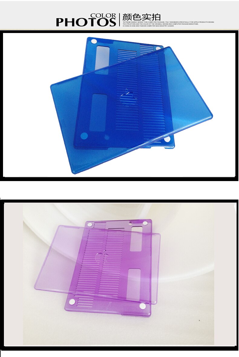 Crystal Hard Case Shell+Keyboard Cover Only For Apple MacBook 13" Old White Macbook model :A1181