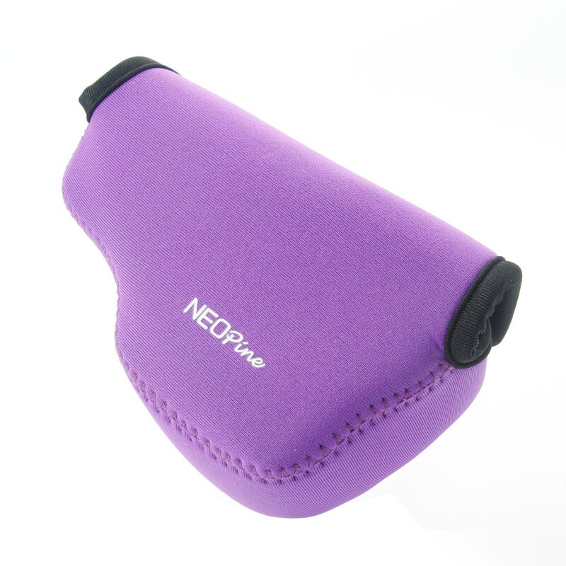 Funda protectora suave de neopreno para cámara Sony A6000 A6100 A6300 A6400 16-50mm: Lavanda