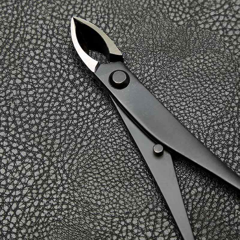 beginner grade carbon steel 185 mm carbon steel narrow edge cutter straight edge branch cutter only for small size bonsai trees