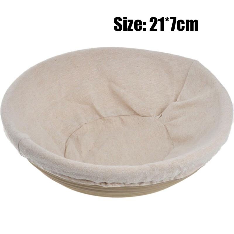 Banneton Bread Pan Bakery Proofing Bread Proofing Basket For Dough Bakery Tools Box Oval Laundry Basket: 21X7cm