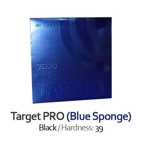 Sanwei TARGET Pro Provincial Blue Sponge Table Tennis Rubber hardness 40 degree 2.15mm thickness blue sponge ping pong rubber: 39 hardness