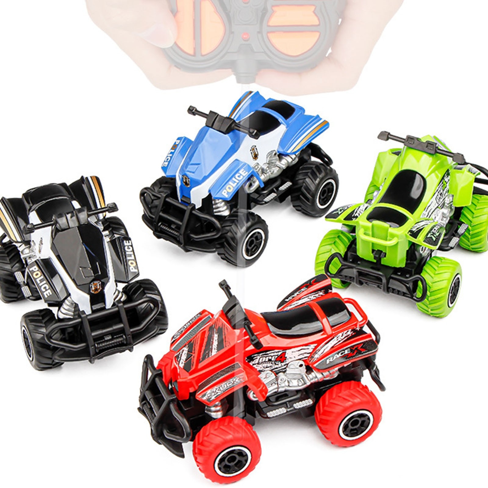 Children's toys rc car 1:43 Mini Simulation Off-road Motorcycle Electric Remote Control Toy Car machine on control remote car