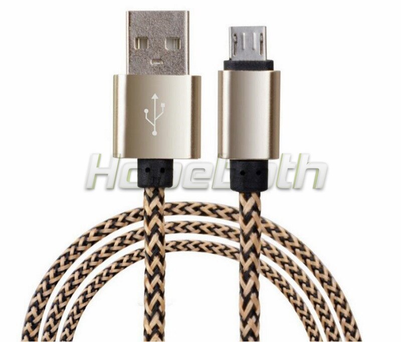 5v 2a micro cabo usb náilon trançado sincronização cabo de carregamento para samsung galaxy xiaomi telefone 1m 3ft cabo para iphone 10 pçs/lote