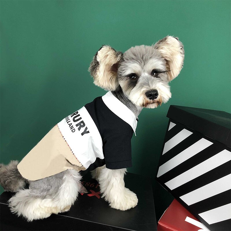Kæledyr hundetøj hvalp plaid skjorte fransk bulldog chihuahua sommer tøj luksus mops teddy puddel hvalp kostume
