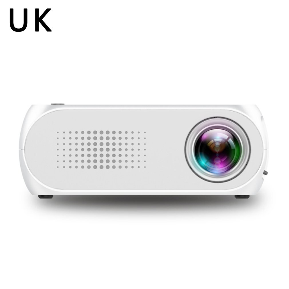 YG320 Mini Projector YG300 Upgrade Portatil Led Proyector Projetor Audio HDMI USB Mini Projetor Home Theater Media Player Beamer: White UK