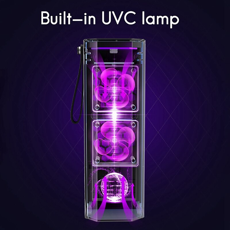 Portable Aluminum Alloy Car Air Purifier Cleaner USB Mini Home Air Cleaner for Outdoor