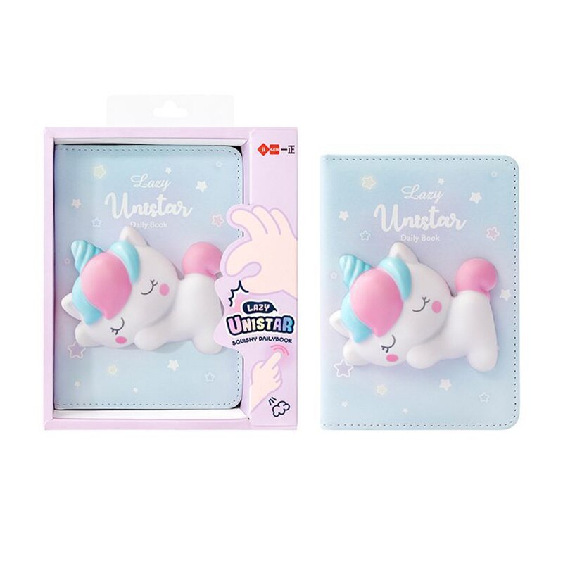 Children Students Planner Agenda Notebook Cute Decompression Notebook Stationery Office School Supplies: Unicorn
