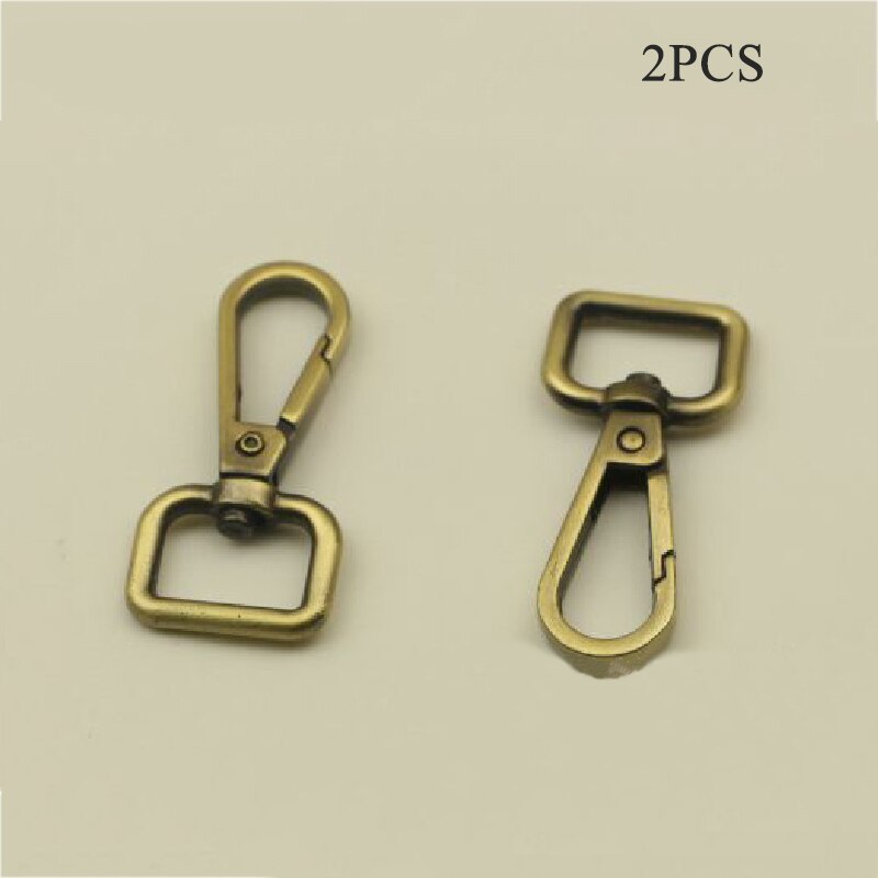 2 PEZZI di Metallo Staccabile Snap Hook Trigger Pinze Fibbie per Cinturino In Pelle Sacchetto/Cinghia accessori Portachiavi Nastri E Fettucce Guinzaglio Dell'animale Domestico ganci: ancient sweep