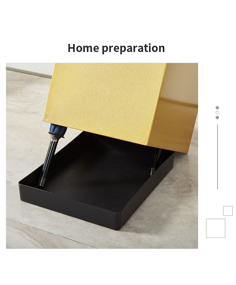 Iron Umbrella Stand Free Standing Umbrella Holder Organizer Non-Slip Umbrella Storage Rack Shelf For Home Hallway Entryway