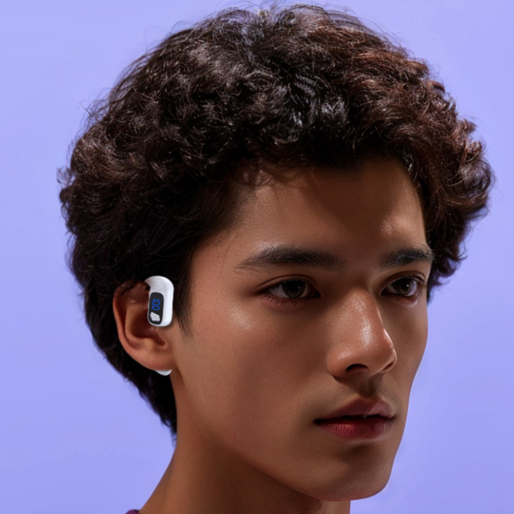 Drahtlose Kopfhörer Bluetooth-Kompatibel Ohrhörer Ohr Haken Sport Kopfhörer Noise Cancelling HiFi Stereo Ohrhörer für IPhone/Huawei