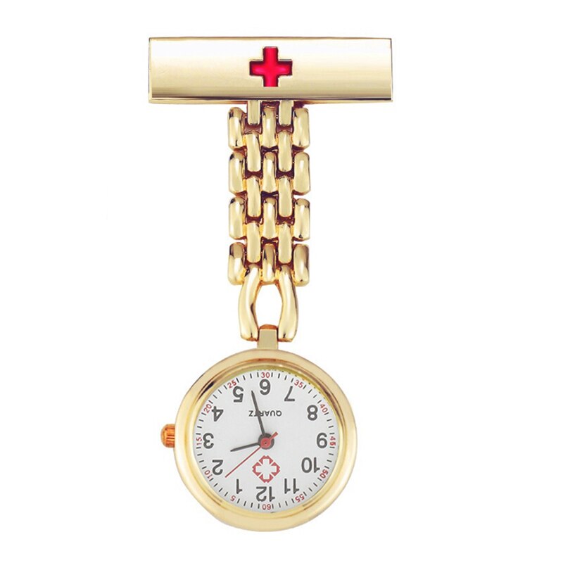 1 Pc Lichtgevende Verpleegkundige Opknoping Horloge Zakhorloge Quartz Voor Unisex Fob Horloges
