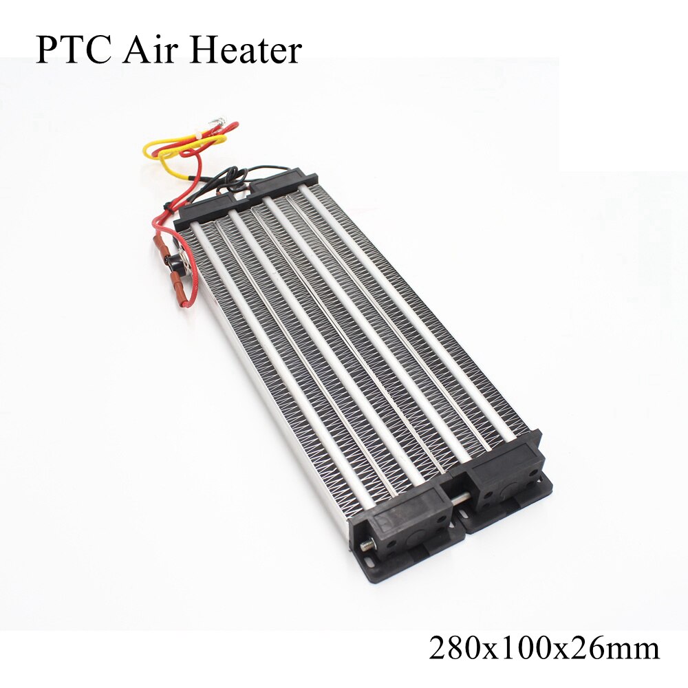 280x100x26mm 220V 2500W PTC Heater Ceramic Thermistor Air Heating Mini Outdoor Heaters Induction Aquarium Water Car Film Plate