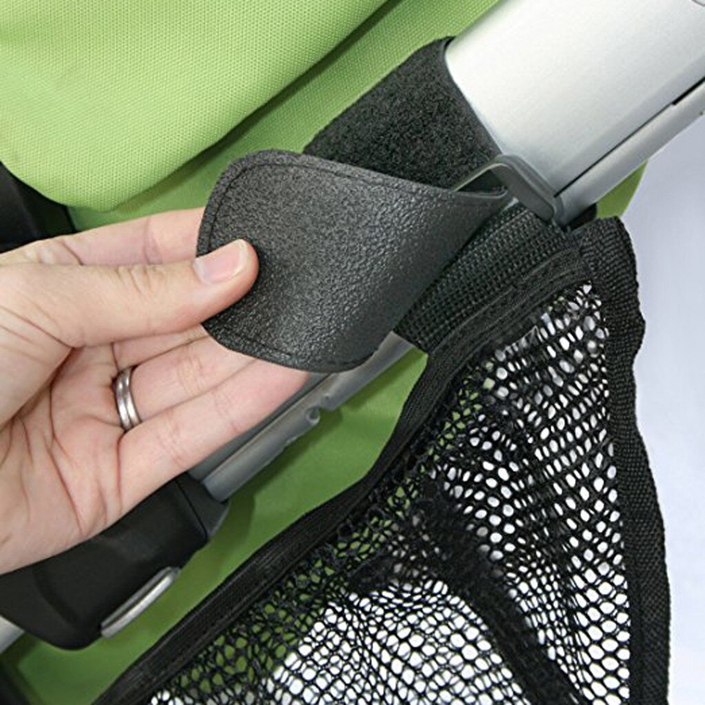 Car Organizer Seat Baby Stroller Mesh Accessories Cart Side Hanging Bag Storage Bag Shopping Cart Seat Covers Storage Bag