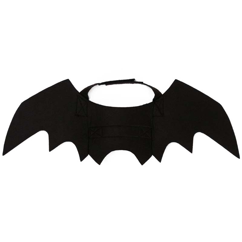 Disfraz de ala de murciélago de gato para Halloween, perro, gato, gatito, gato o ala de murciélago de fieltro negro para de Halloween, accesorio de disfraz decorativo: Default Title