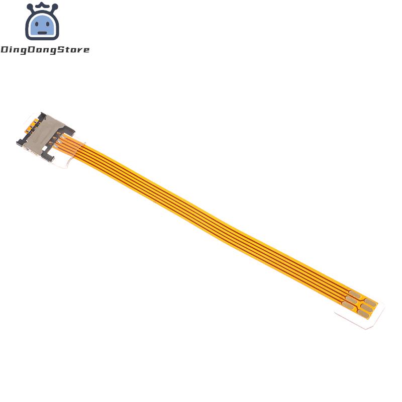 1Pc SIM Card Extension Cable 2FF SIM Standard Reverse Extension Cord Mobile Phone Signal Extension Cord