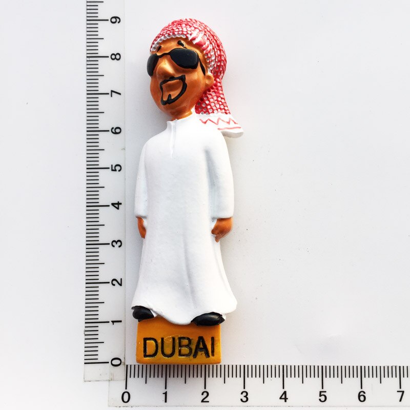 Dubai Toeristische Souvenirs Koelkast Magneten Khalifa-toren Saudi Arabië Koelkast Herdenkingsmunt Magneet Stickers Home Decoratie: Dubai 6