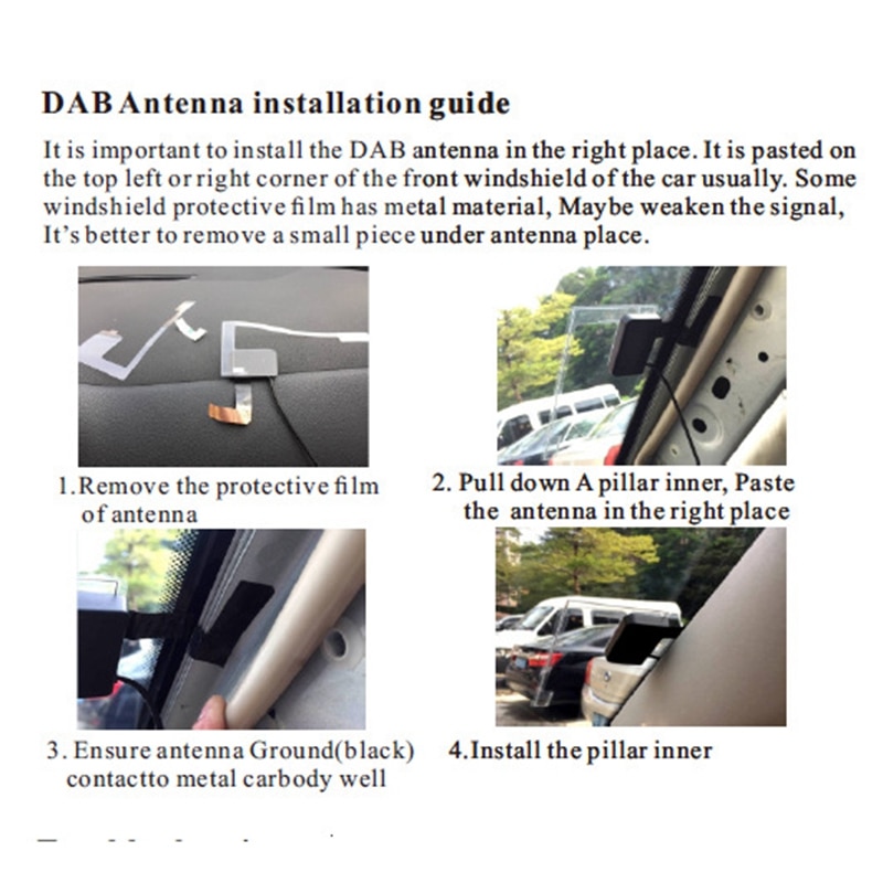 Dab digitale radio-adapter bluetooth autoradio-ontvanger met fm-transmissieantenne  mp3 spelers auto's multimedia