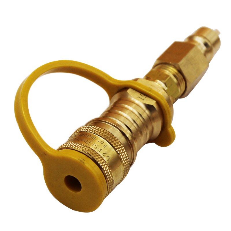 Propane Brass Quick Connect Accessory Adapter 3/8 Quick Connector Kit