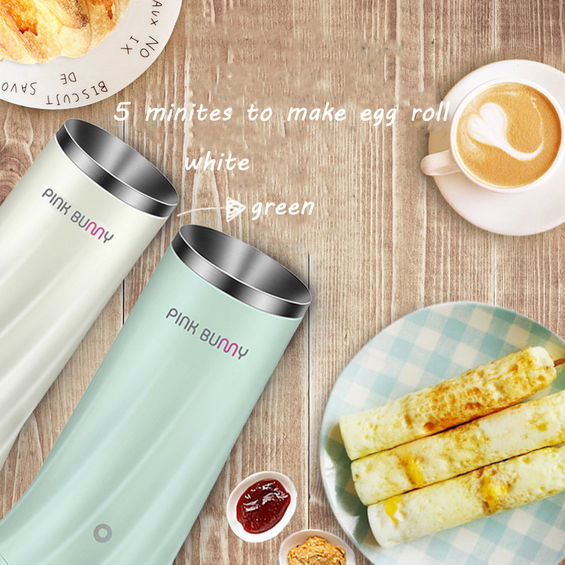 Kbxstart automatisk mini eggrulle maker frokost eggekoker omelett herre pølse maskin kjøkken kjøling egg komfyr 220v