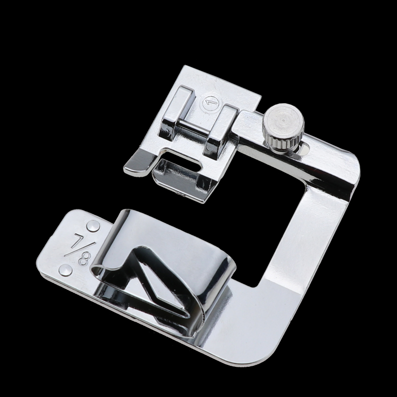 6 rozmiar stóp rolki tkaniny #6290-3/4/5/6/7/8 domowa maszyna robić szycia stopka robić obrębiania zawinięty brzeg stóp przystawki na piosenkarz brat oceniane